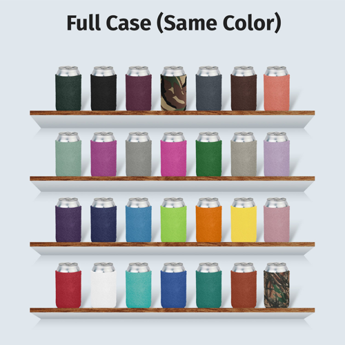 Case Collapsible Neoprene Can Coolies