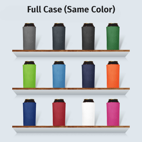 Case Blank Collapsible Tall Boy Can Coolies