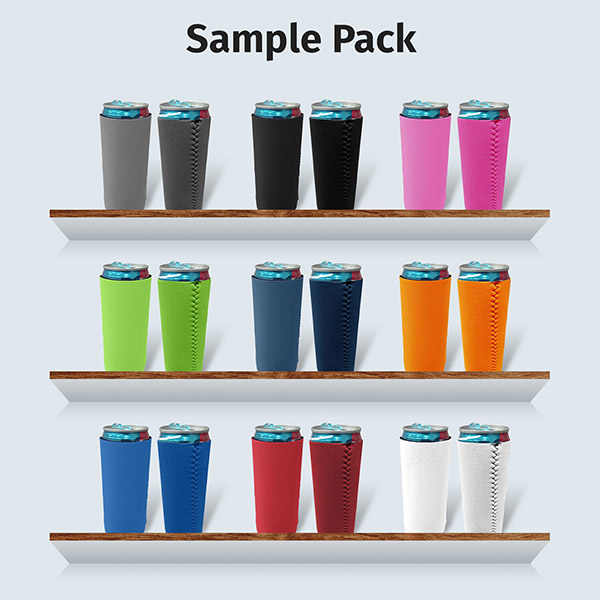 Sample Pack Collapsible Neoprene Michelob Ultra Slim Can Coolies