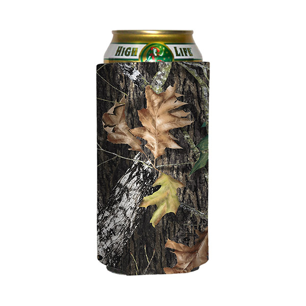 Blank Mossy Oak or Realtree Camo Premium Collapsible Foam 16oz Tall Boy / Energy Drink Can Insulator